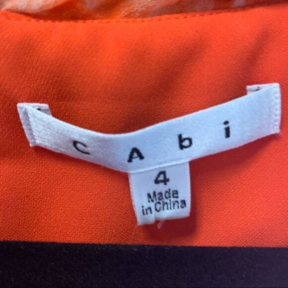 New CAbi Jane Grenadine Chiffon Crossover Jacket #216 Size 4 - Picture 7 of 10